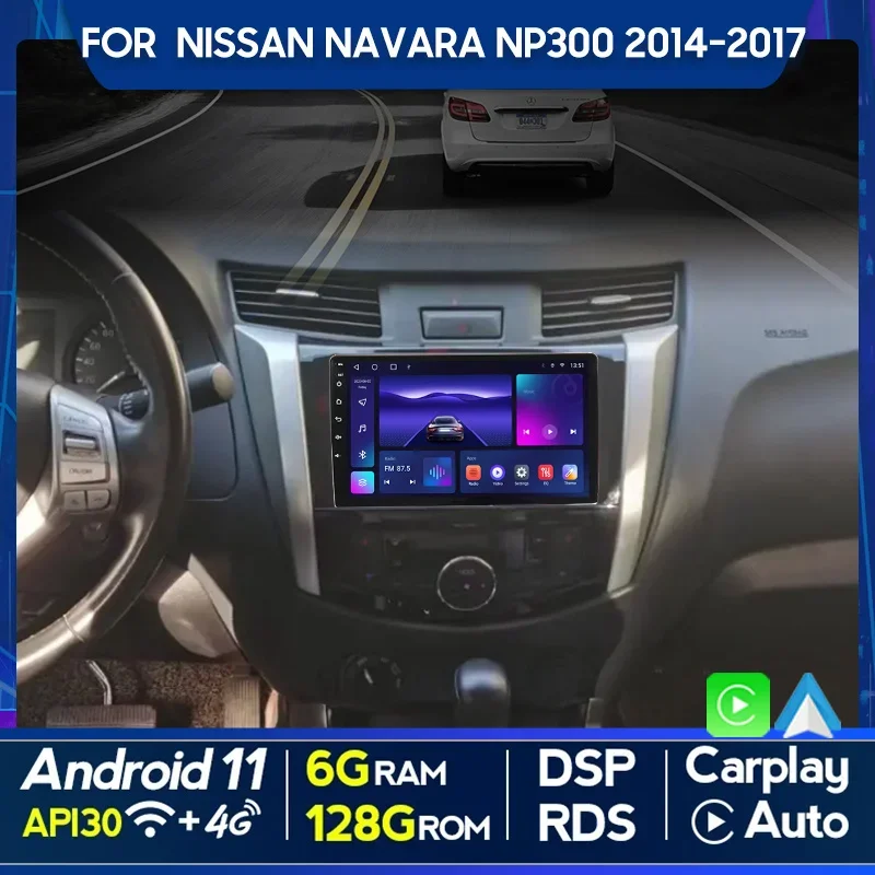 Android Car Radio Multimedia Player for Nissan Navara NP300 2014-2017 Carplay Auto Smart Systems Car Electronic GPS Navigation