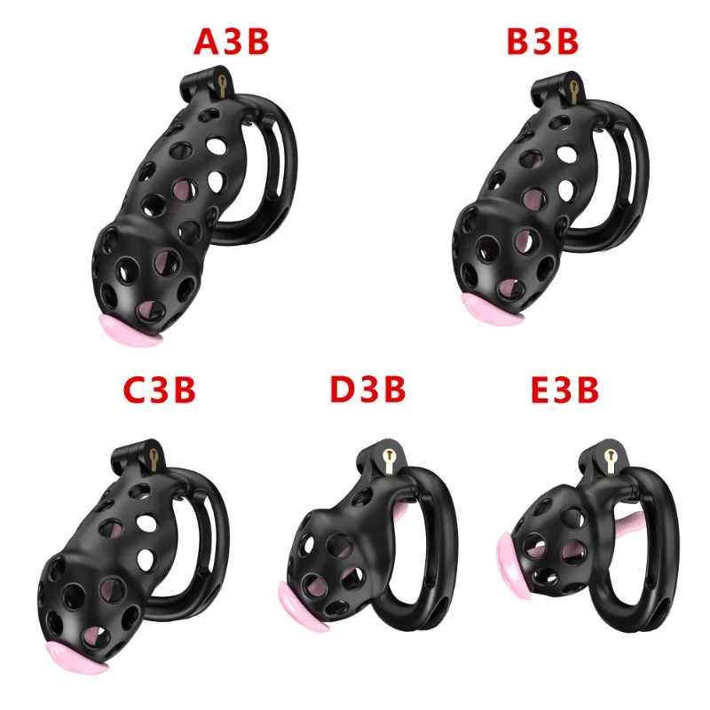 Chastity Cage Male with Urethral Block Sex Toys Device with 4 Sizes SM Products Male Penis Ring Chastity Cage Penis Sleeve Sexe
