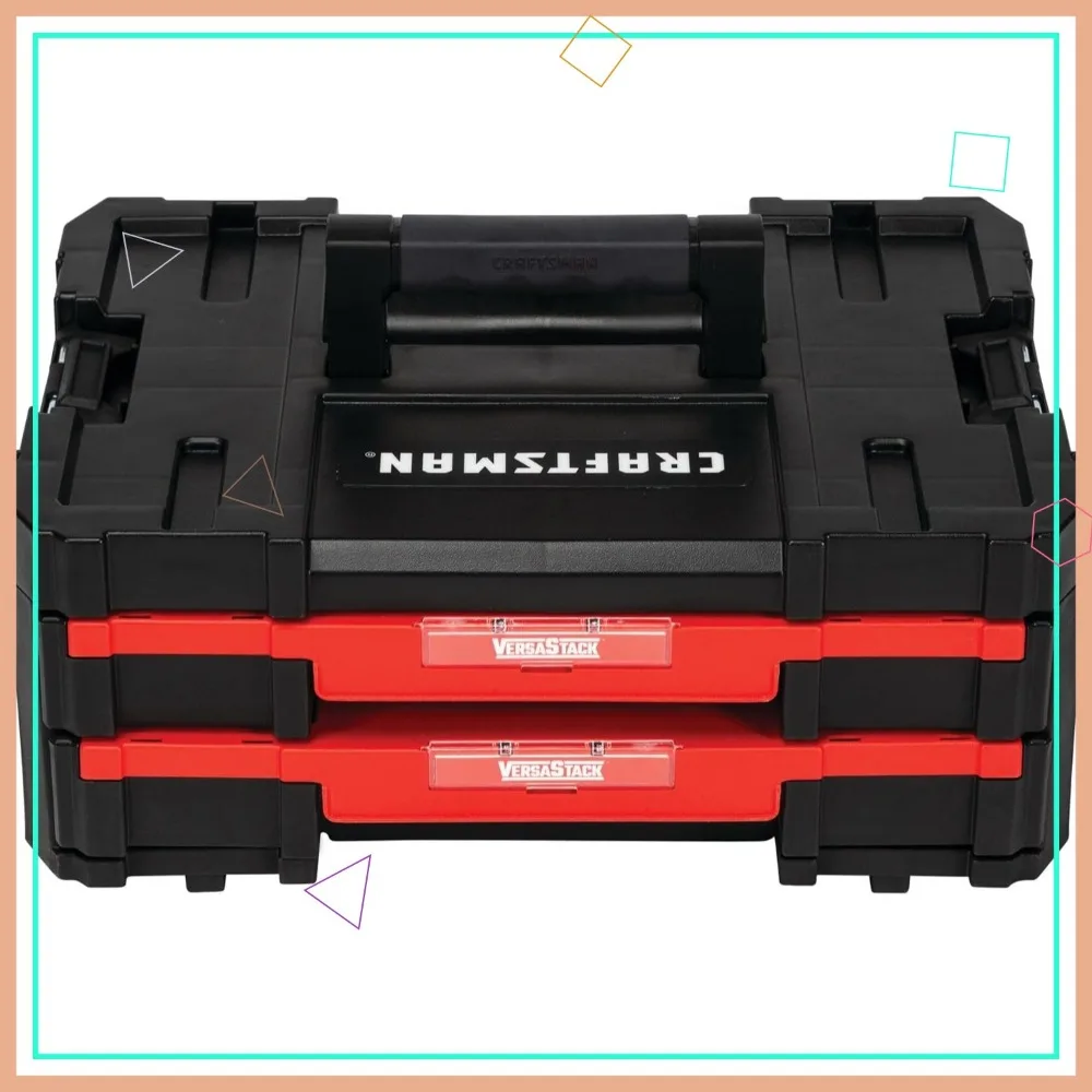 

Durable Plastic Tool Box with Drawers, Organizer and Storage for Easy Parts Management