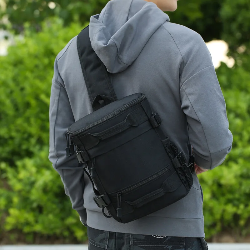 Picture 4: Outdoor Tactical Camping Chest Bag Mens Hiking Trekking Fishing Cycling Pack Portable Travel Sports Luggage Rucksack Fanny Pack