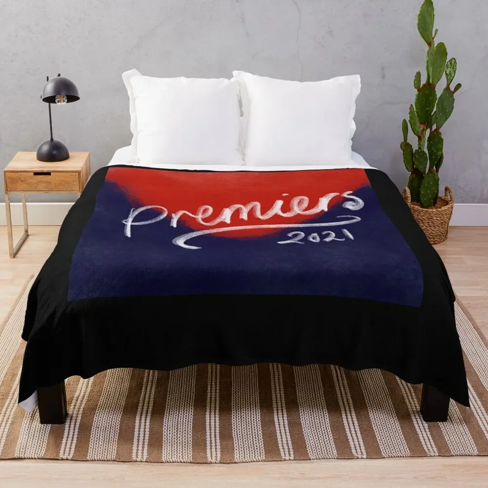 Melbourne Demons Dees Premiers 2021 Classic T-Shirt Throw Blanket Giant Sofa Plush anime Personalized Gift Blankets