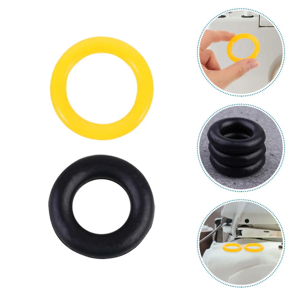 

10pcs Friction Wheel Ties Rubber Rings Bobbin Winder Replacement Ring For Sewing Machine Parts Thread Backup Accessories Durable