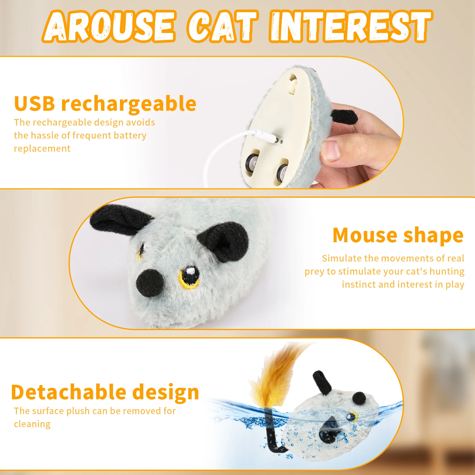 Gato mouse interativo brinqued - Auto Mouse Mover avaliação e preço