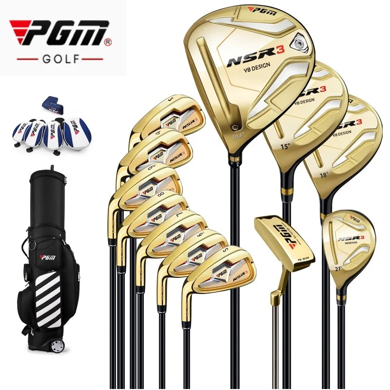 PGM NSR III Professional Golf Clubs High Rebound Titanium Alloy Left Handed Golf Complete Set of Clubs Ultra-light Shaft