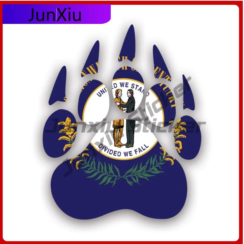 

Kentucky State Bear Print Shaped Sticker Cute Bumper Waterproof Vinyl Decal For Door Trim Fun Sticker Decor Unique Creative Fun