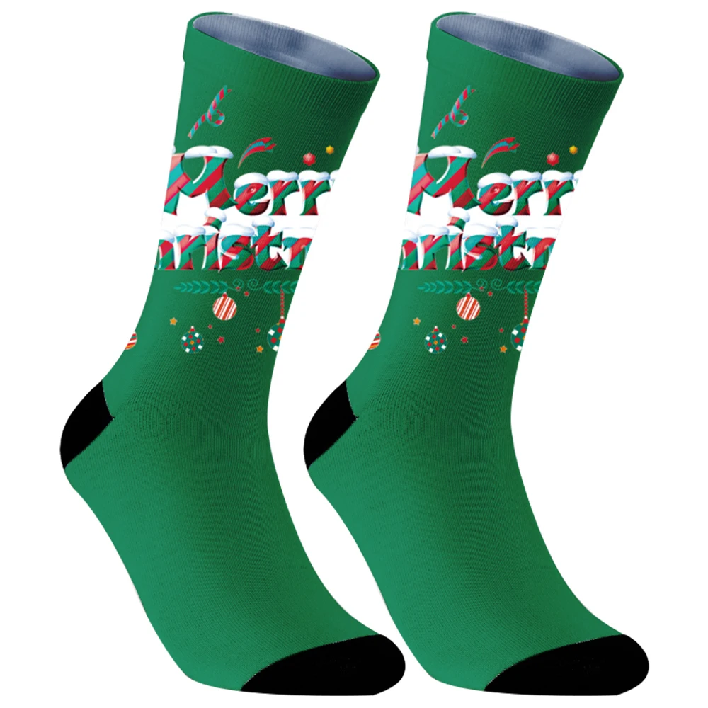 Calcetines largos hasta la rodilla con estampado de Anime, medias divertidas hasta la rodilla, estilo Hip Hop, Harajuku, regalos de Navidad, 2024