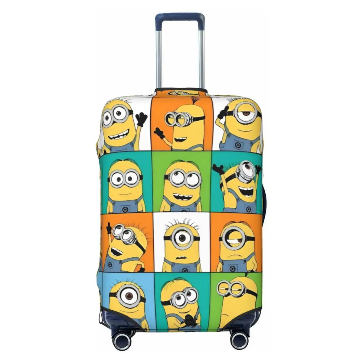 

Custom Minions Luggage Cover Protector Elastic Travel Suitcase Covers