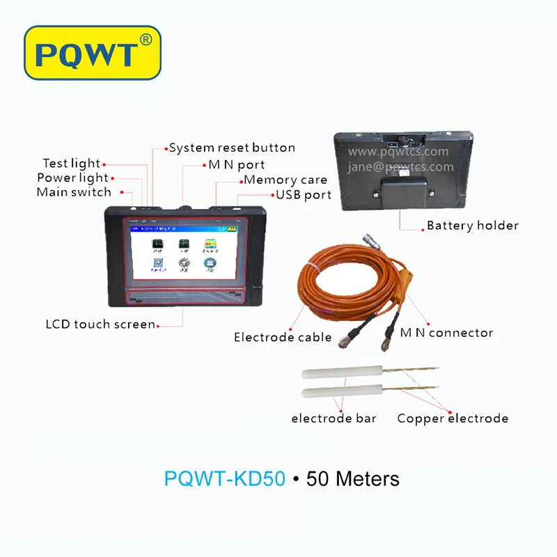 -KD300 Rilevatore portatile di grotte profonde Strumento di geologia Rilevatore di cavità con rilevamento automatico