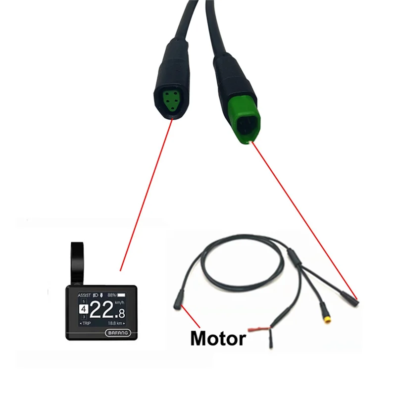 Cabo de Programação BAFANG, Velocidade Limit Release Roda, Definição do diâmetro, Todos PODE Protocolo, Linha Dedicada, M400, M600, M510