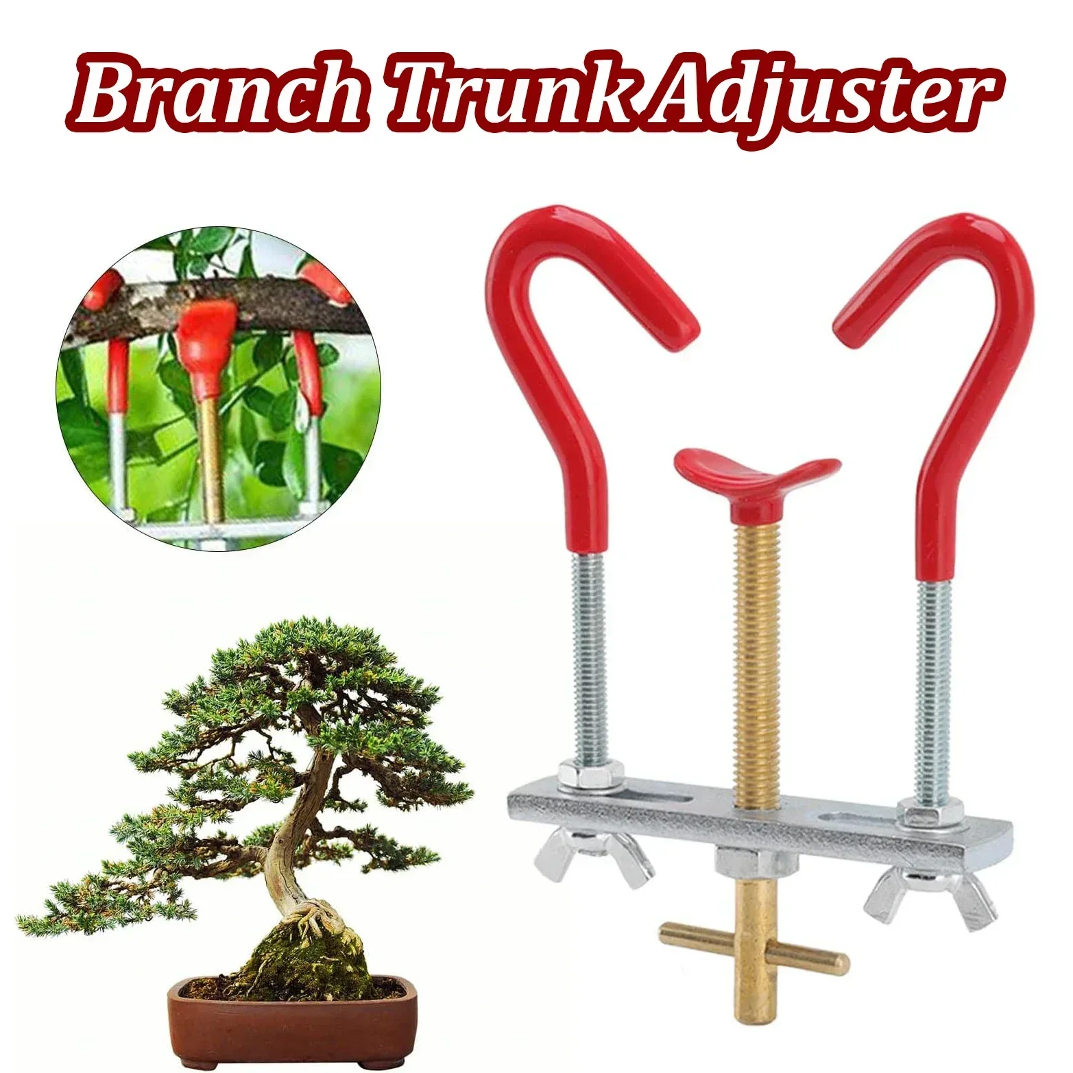 Gardening Bonsai Branch Straightener Steel Trunk Adjuster Plant Shaping Tool DIY Bending Device Repair Regulator