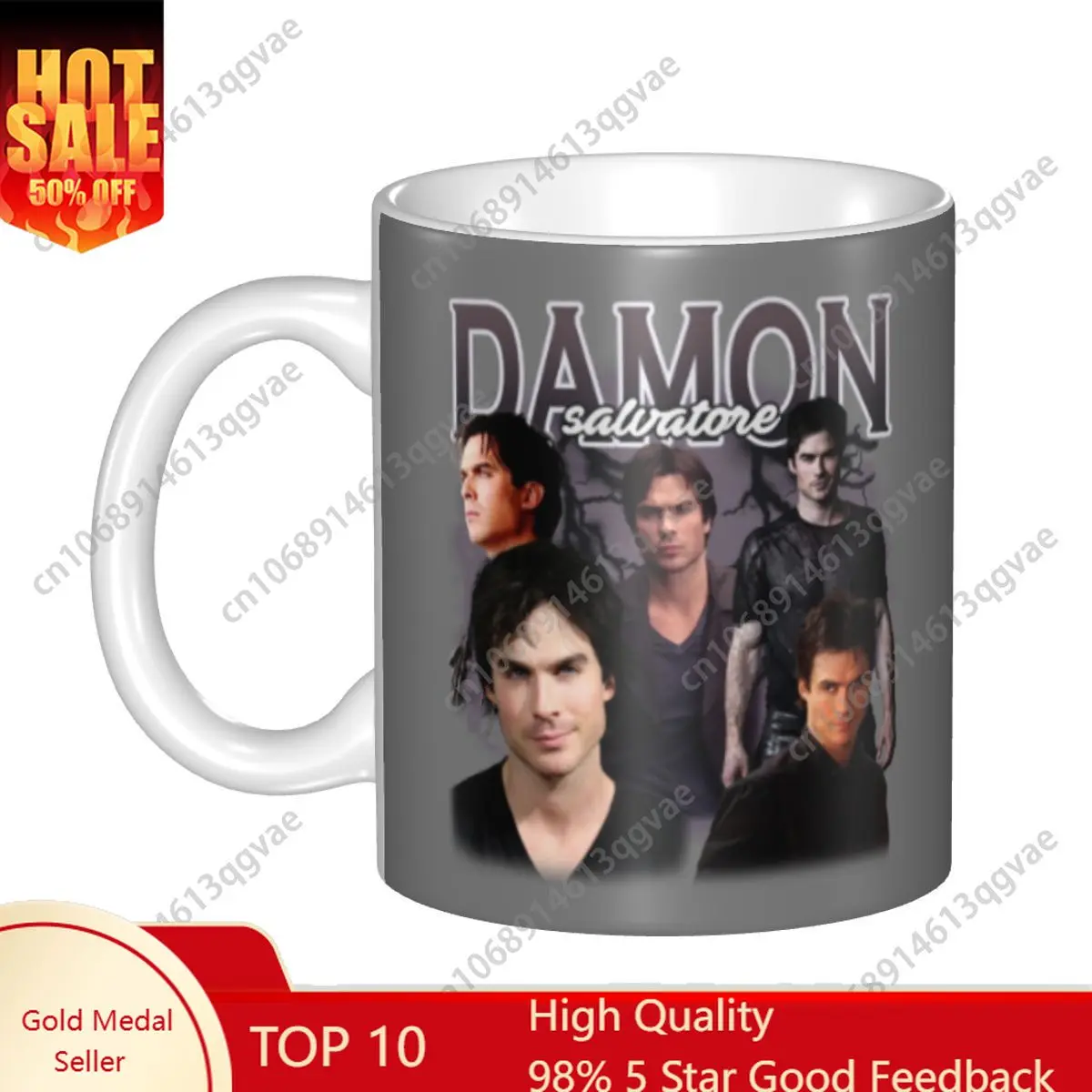 

The Vampire Diaries Mug DIY Ian Somerhalder Ceramic Tea Milk Coffee Cup