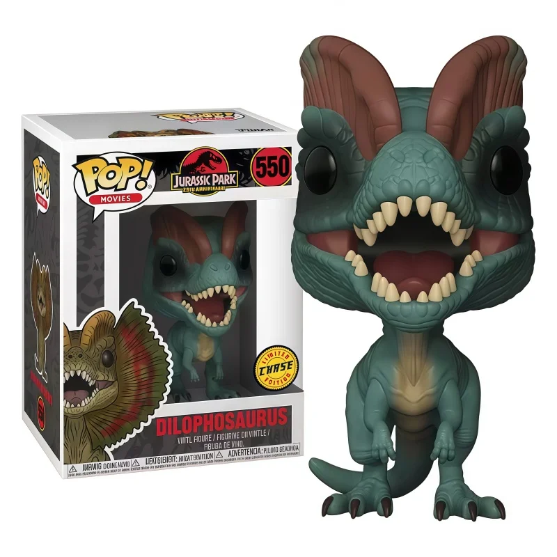 Funko Pop Jurassic Park Dilophosaurus Chase Vinyl Figure Dinosaur Collectible Desktop Ornament Home Decor Gift for Movie Fans - view 3