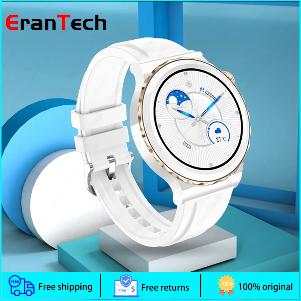 

For Women Ladies Luxury SmartWatch 1.32-inch Fashion Smartwrist Android Bluetooth Call Sports Heart Rate Monitor Smart Watch