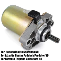 Starter Motor For Aprilia Habana Mojito Scarabeo 50 For Derbi Atlantis Hunter Paddock Predator 50 For Benelli 491 RR ST Sport