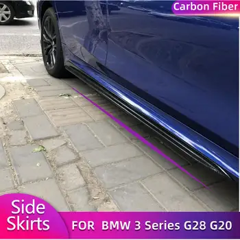 適用於BMW3系列G28 G20 M-Sport 2020-2022款的碳纖維車側裙延長車門保險桿唇邊裙 10 最佳銷售 BMWG20側裙 - №9