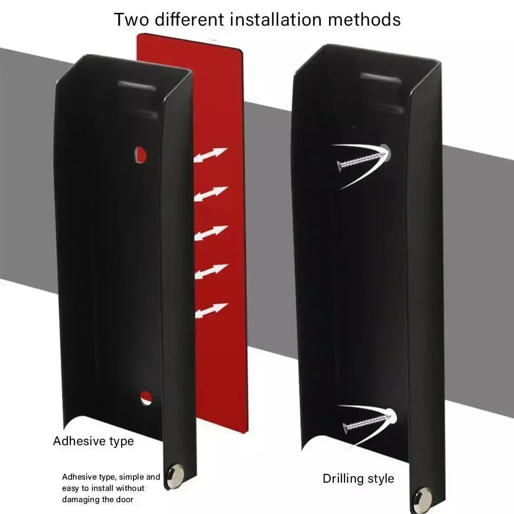 1PC Edelstahl Magnet Boden Tür Stop Pedal Unten Tür Stoppt Anti-kollision Sicherheit Hause Tür Halter mit nicht-Slip Gummi