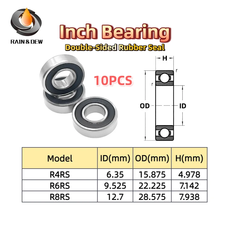 R4RS Bearing 6.35*1…