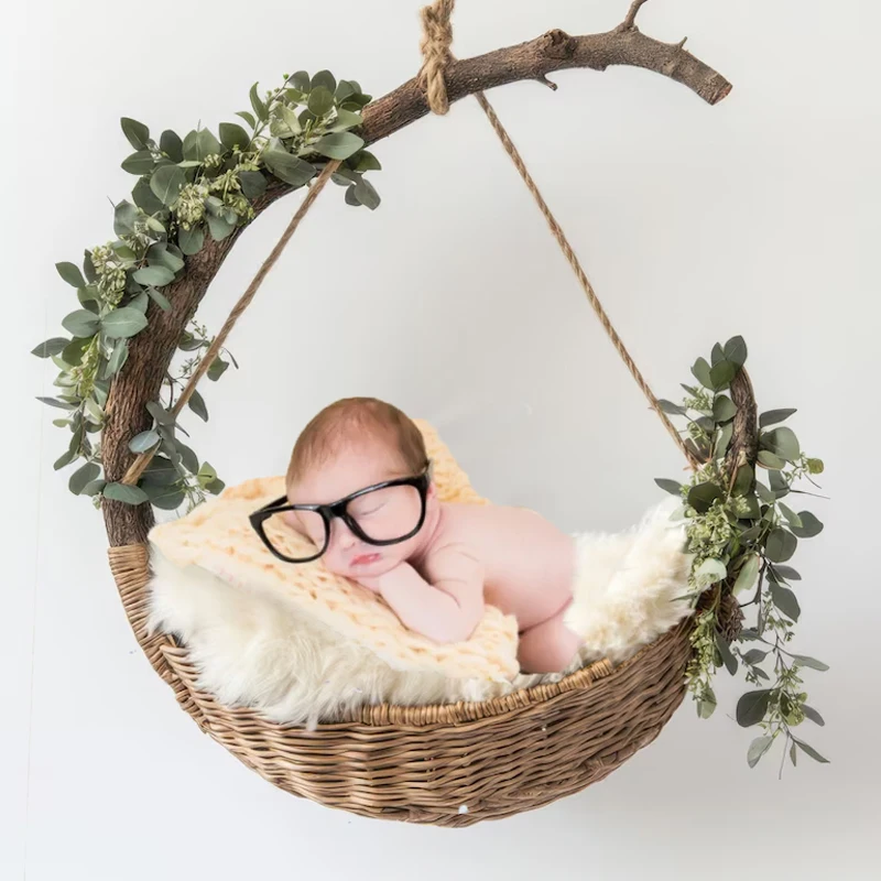 

Детские очки Санта-Клауса на Хэллоуин — фальшивые очки для фотосъемки новорожденных с мягкой силиконовой оправой — реквизит для фотосессии младенцев на возраст 0-6 месяцев