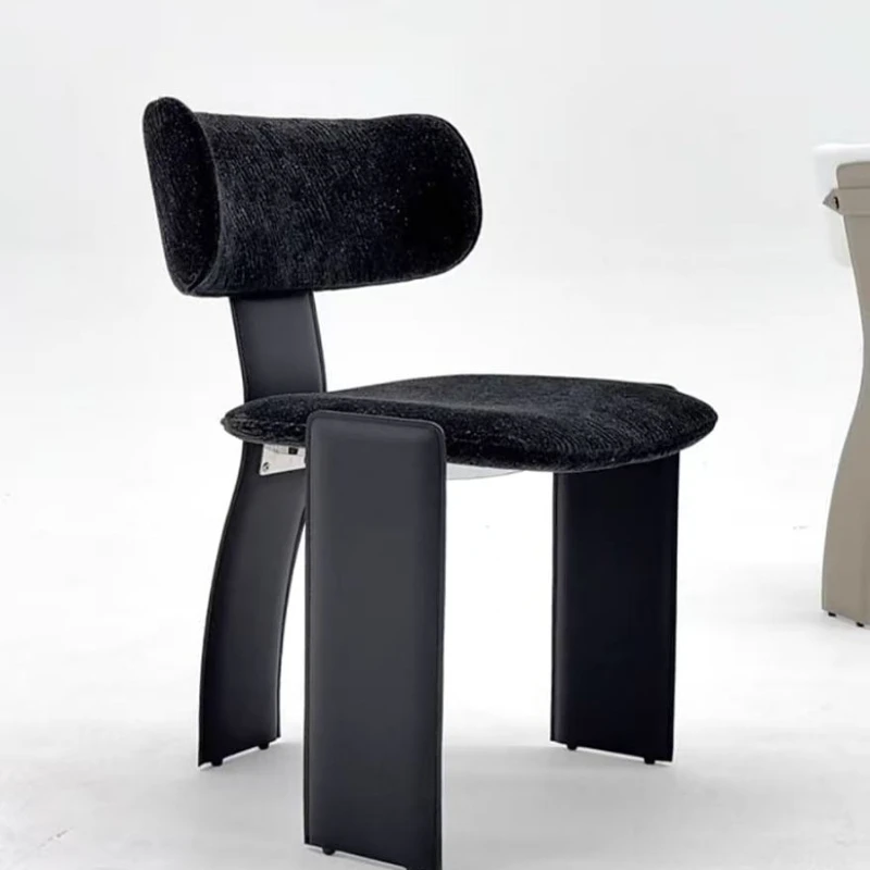 

Vintage Saddle Leather Minimalist Chair Home Island Dining Table and Chairs