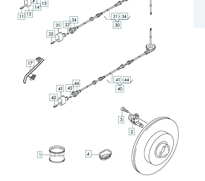 Sensor traseiro do Abs do ABS para Mercedes, Auto peça de substituição, Classe A W176 B-Class, Cla Gla W246 Cla Gla X117, A2469059402, 1Pc