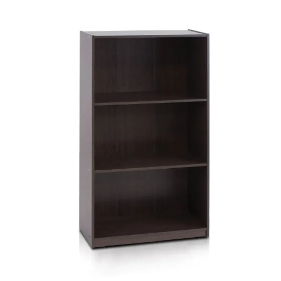 

Современная книжная полка BASIC с открытыми полками, 9,3 x 21,8 x 39,5 дюймов, для гостиной, спальни, домашнего офиса