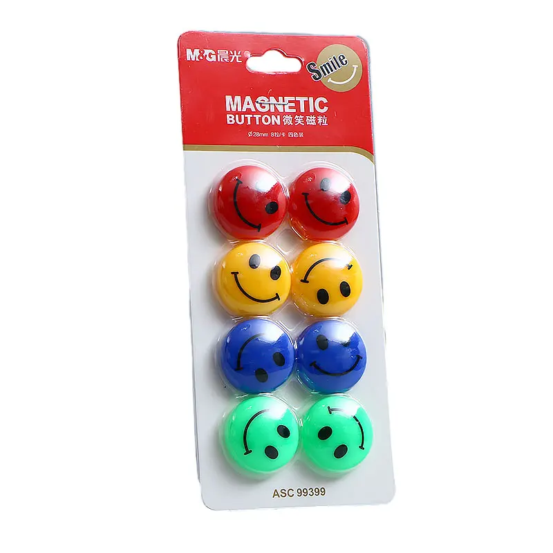 M&G 자석 타일, 자성 입자, 원형 디자인, 화이트보드, 냉장고, 학교 및 사무실 디스플레이 공지에 적합