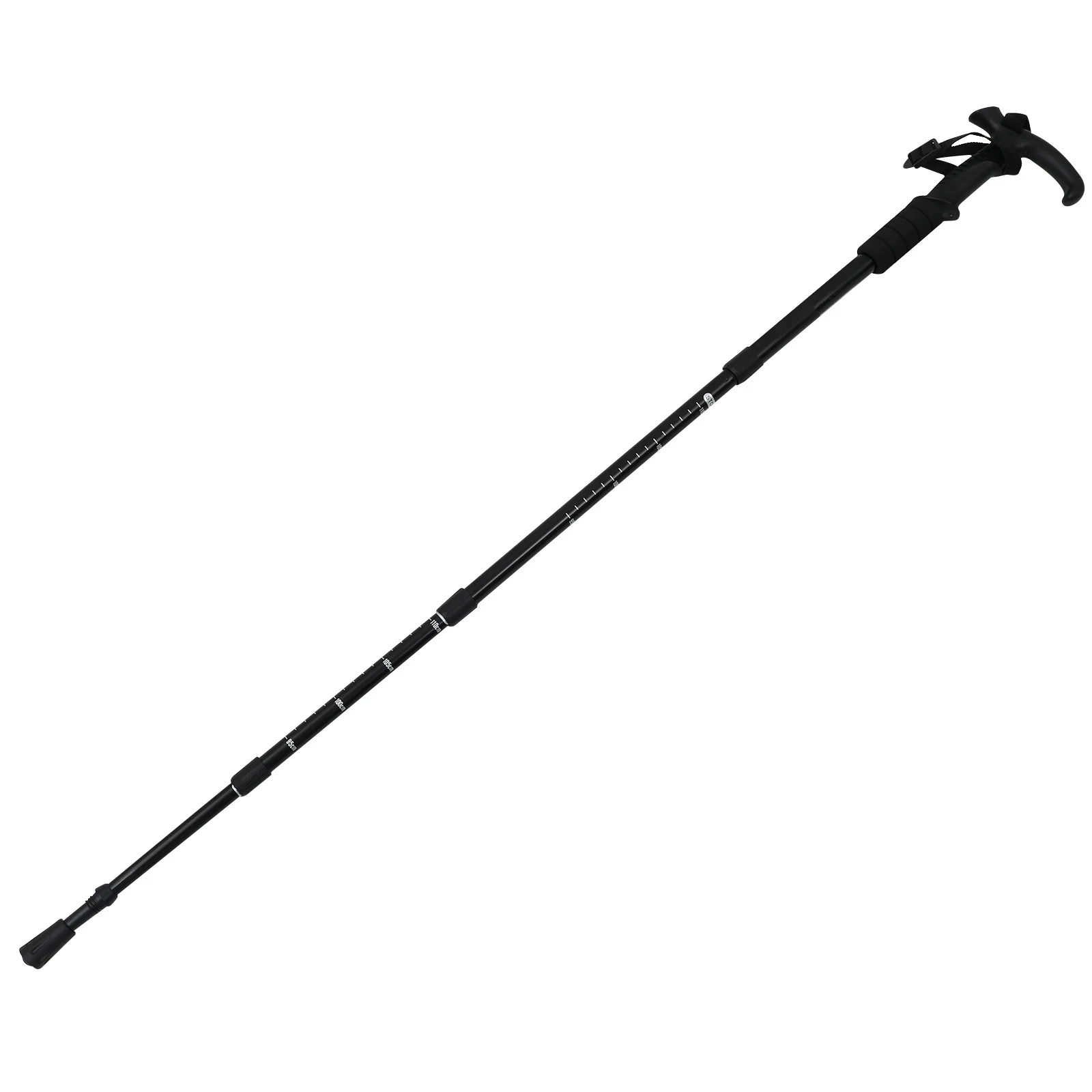 

1pc Aluminum Alloy Trekking Pole Lightweight Anti-Skid Outdoor Walking Stick For Hiking Camping Mountaineering Travel Portable T