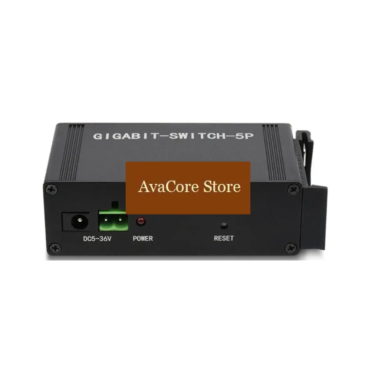 AvaCorePromotion Industrial Grade 5P Gigabit Ethernet Switch IEEE 802.3x-Compliant Full-Duplex 10/100/1000M Connection US Plug 6
