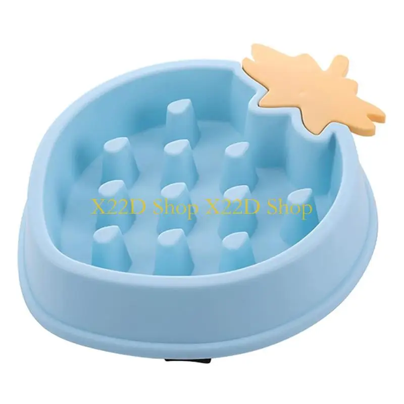

X22D Slow Feeder Dog Bowl No Choking Stop Bloating Fun Pet Water Bowls