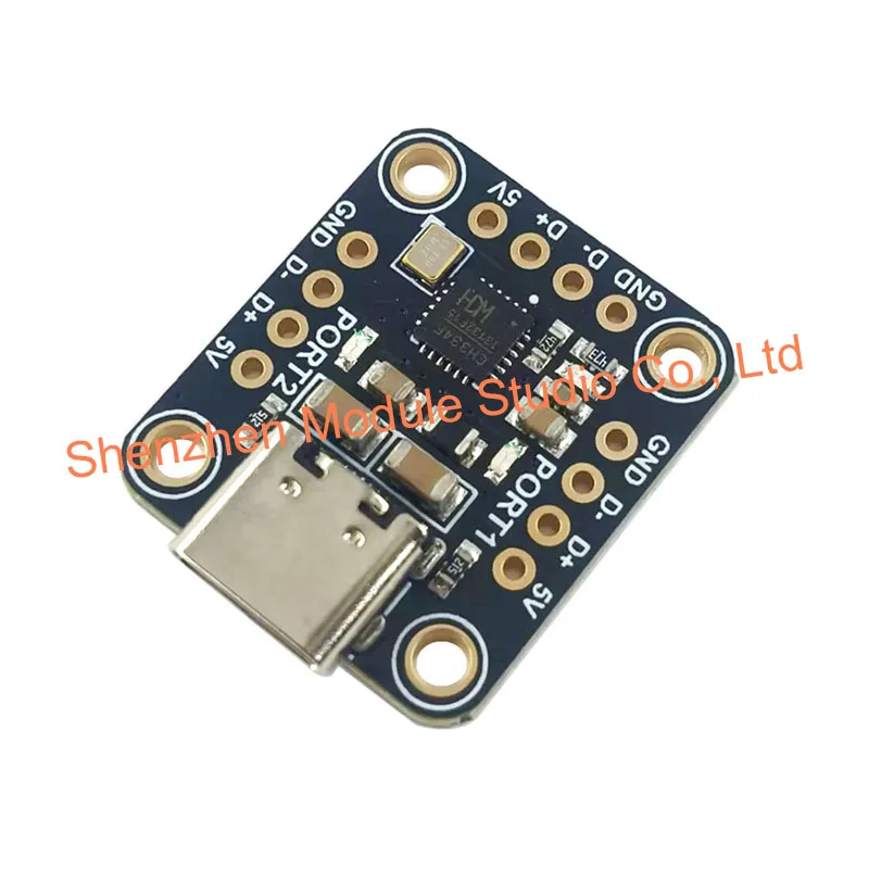 1 SZT. 3 SZT. CH334F Mini 2-Portowy Hub USB Płytka Rozszerzająca Połączenia USB, Wersja Pojedyncza lub Potrójna dla Zwiększonej Łączności — zdjęcie produktu 3