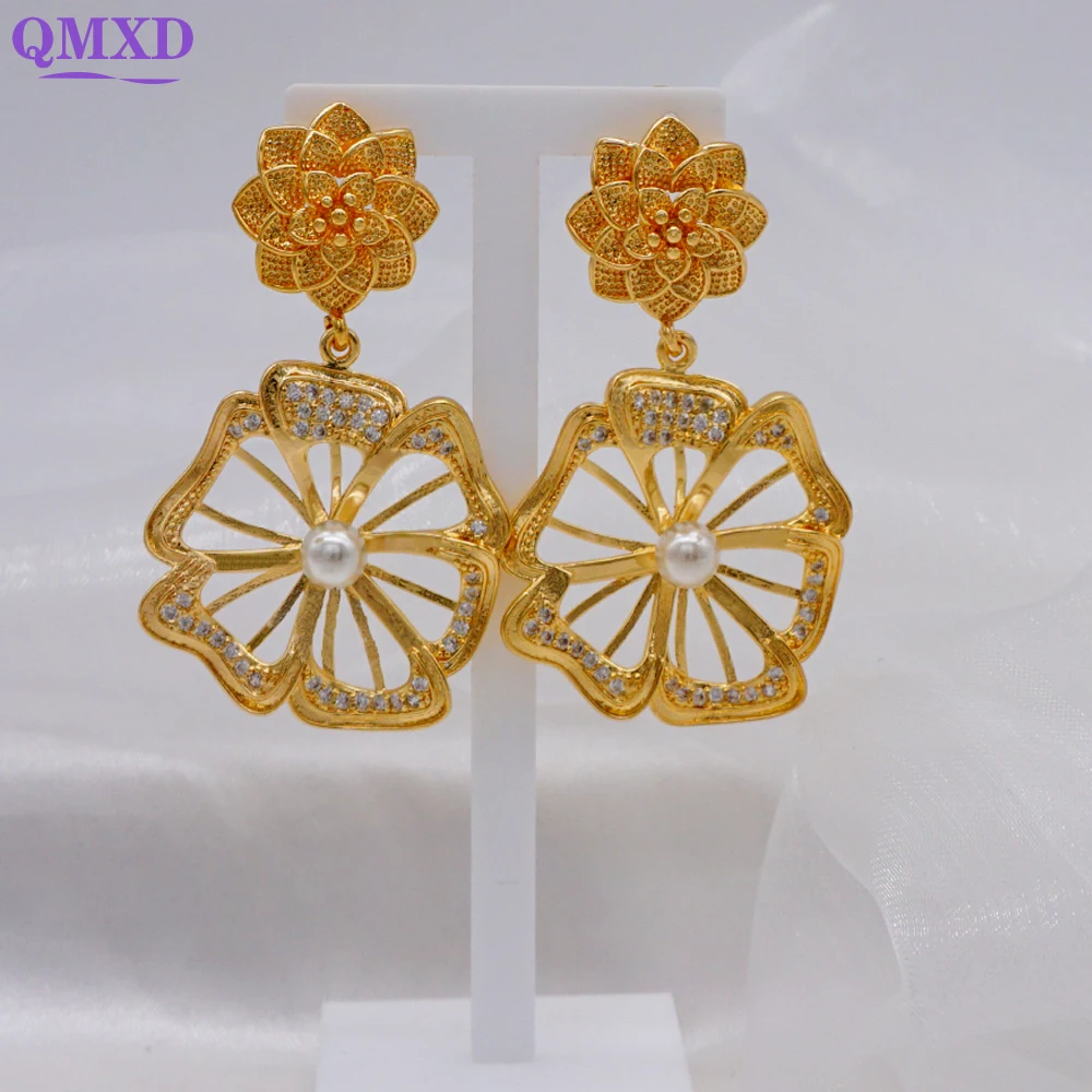 2022 Trendy Gold Color Earrings Geometric Lemon Shape Earrings For Women Accessories Earrings Trend Fashion Jewelry Earring