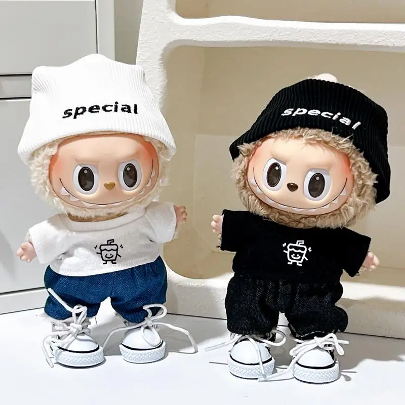 

For/clothe 17cm Labubu Clothes Autumn And Winter Doll Clothes Fashionable Style Non-attributetrendy And Playful Doll Clothes