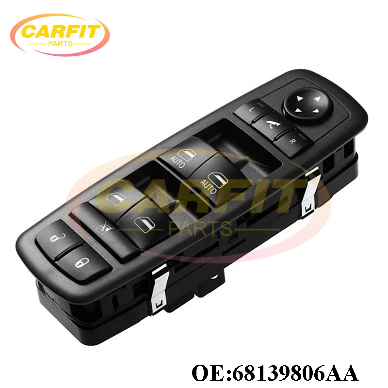 OEM 68139806AA 68139806AB 68139806AC 68139806AD Power Master Window Switch For Dodge Journey 14-19 Chrysler 300 13-15 Auto Parts