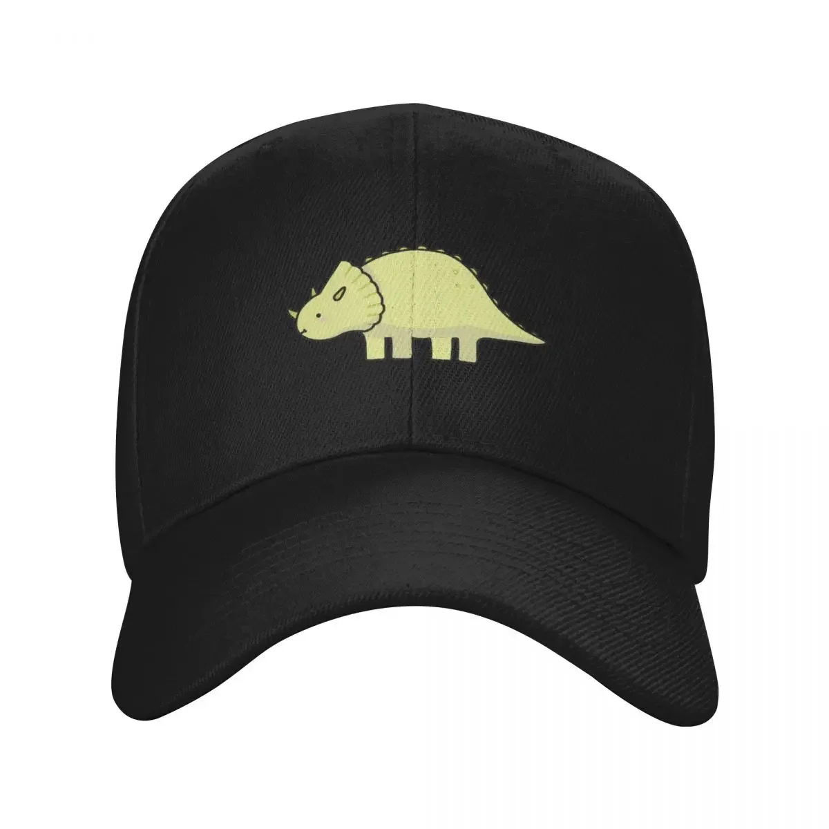 Little Dino Triceratops Dinosaur Illustration Baseball Cap men's big size hat Custom Cap Bobble Hat Woman Men's