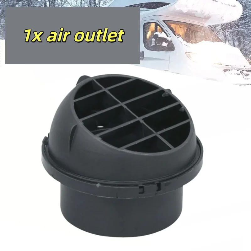 

Round 60mm Air Vent Ducting Piece Duct Pipe Outlet Rotable Air Outlet Accessories Diesel Parking Heater For Car Truck