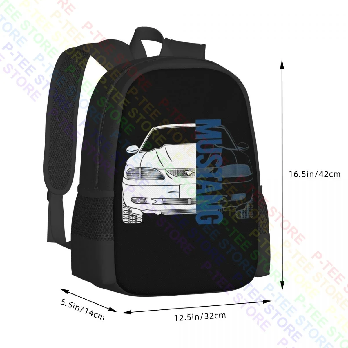 Sn95 (94-95) Mustang P-1628Backpack stampa di grande capacità corsa all\'aperto