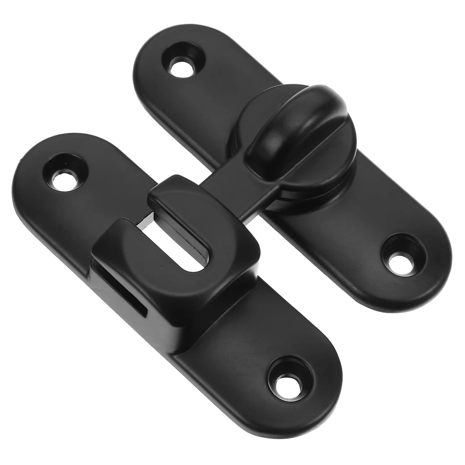 

1Set Zinc Alloy Right Angle Door Latch Barn Door Sliding Security Lock Gate Latch for Bathroom Cabinets Shed Outdoor