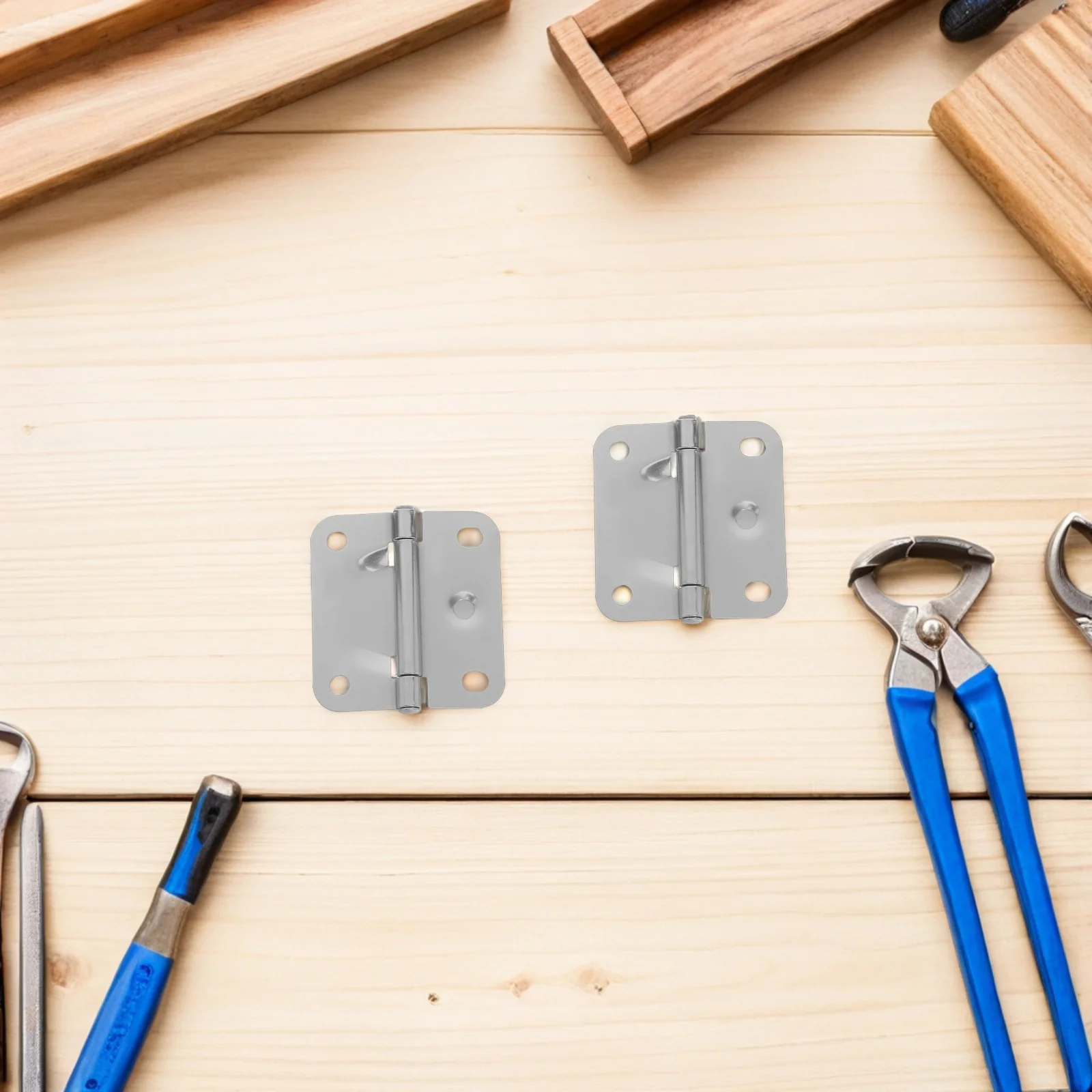 

1Set Cooler Hinges Stainless Steel Heavy-Duty Replacement Lid Support for Chest Freezers Wood Boxes Marine Use