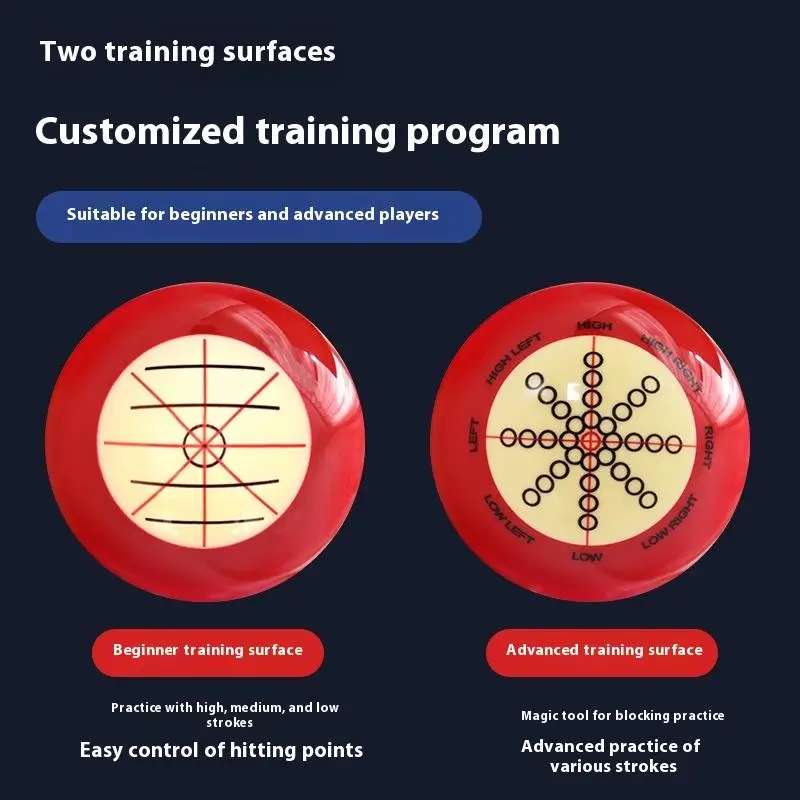 الأحمر والأبيض التدريب البلياردو جديلة الكرة 1-1/2 القياسية 57.2 مللي متر الأمريكية المتقدمة التدريب الكرة Artifa معدات الترفيه