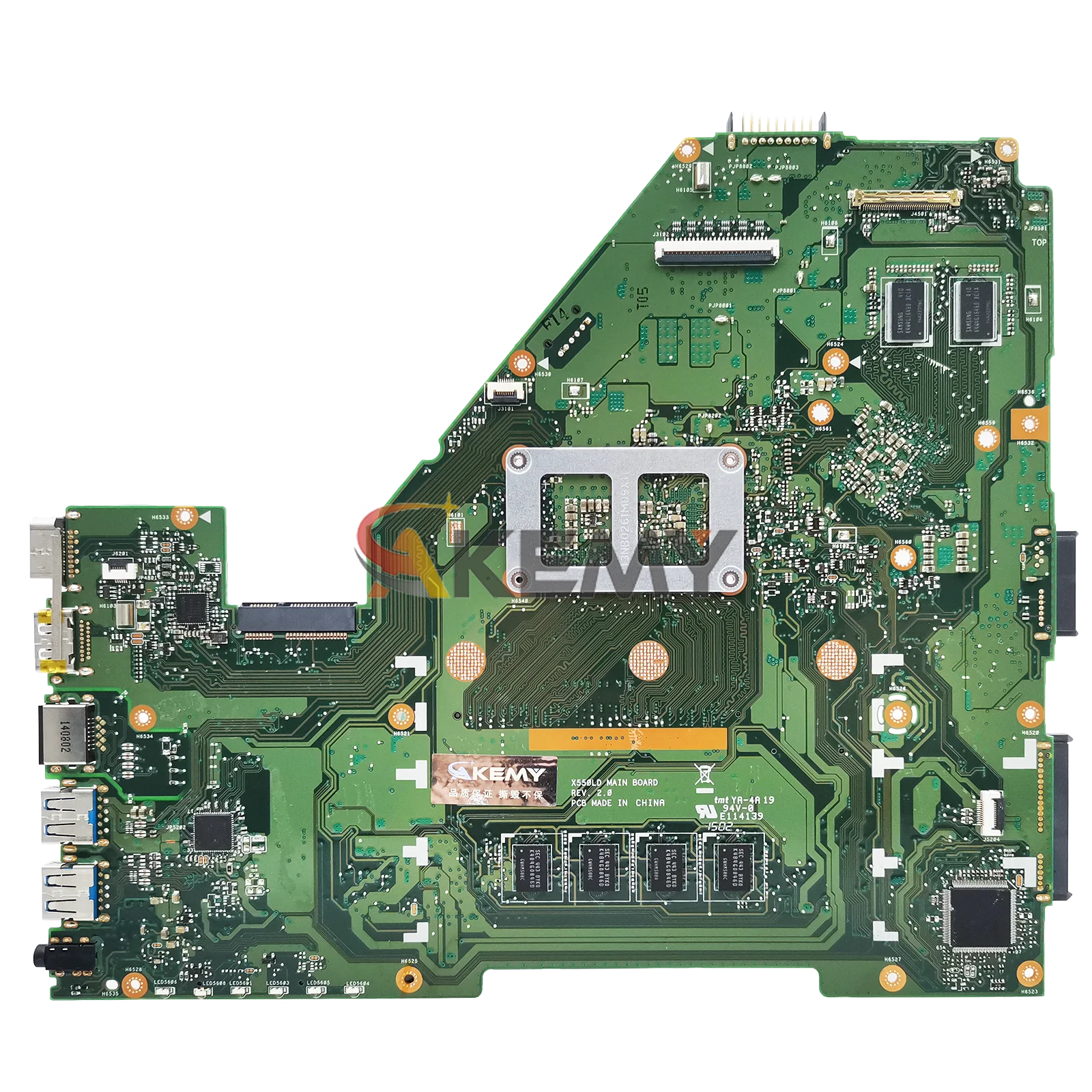 Placa base para ordenador portátil X550LD para ASUS VivoBook X550LN X550LD R510L X550L X550LC X552L X550LB Y581L con CPU I3 I5 I7