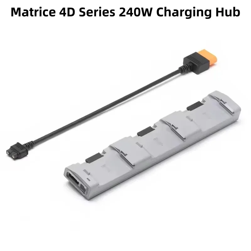 

New Stock DJ Matrice 4D Series 240W Charging Hub It can simultaneously connect three batteries and charge them one by one