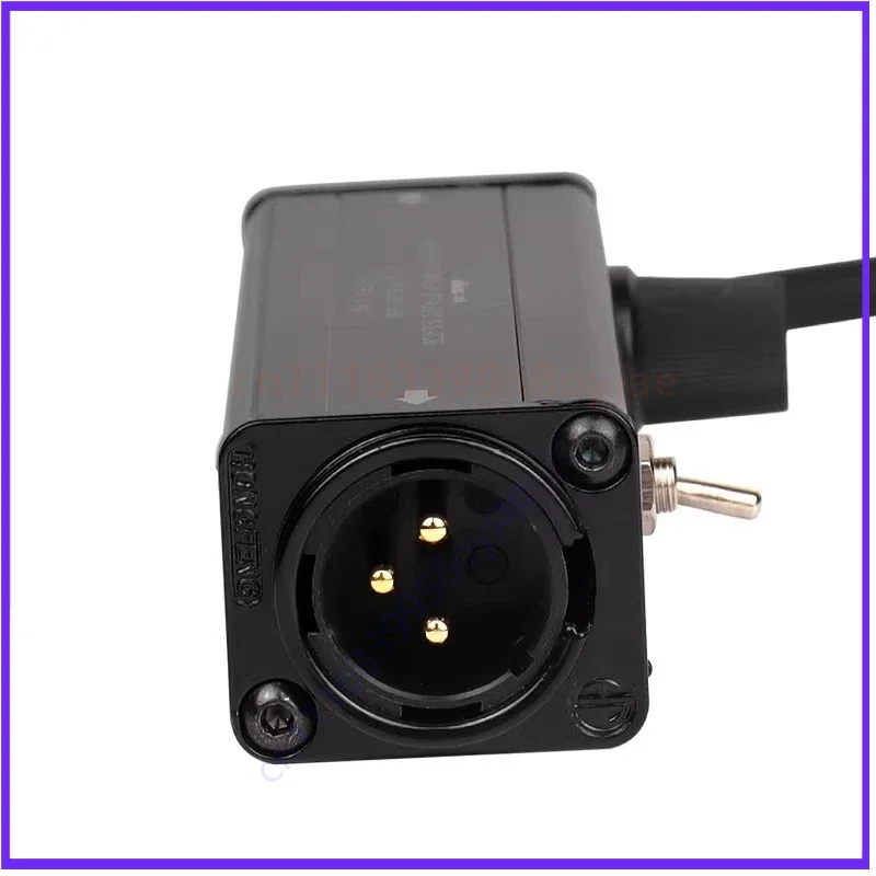 3.5mm stereo conversion for XLR audio isolator balanced signal for XLR interface mixer