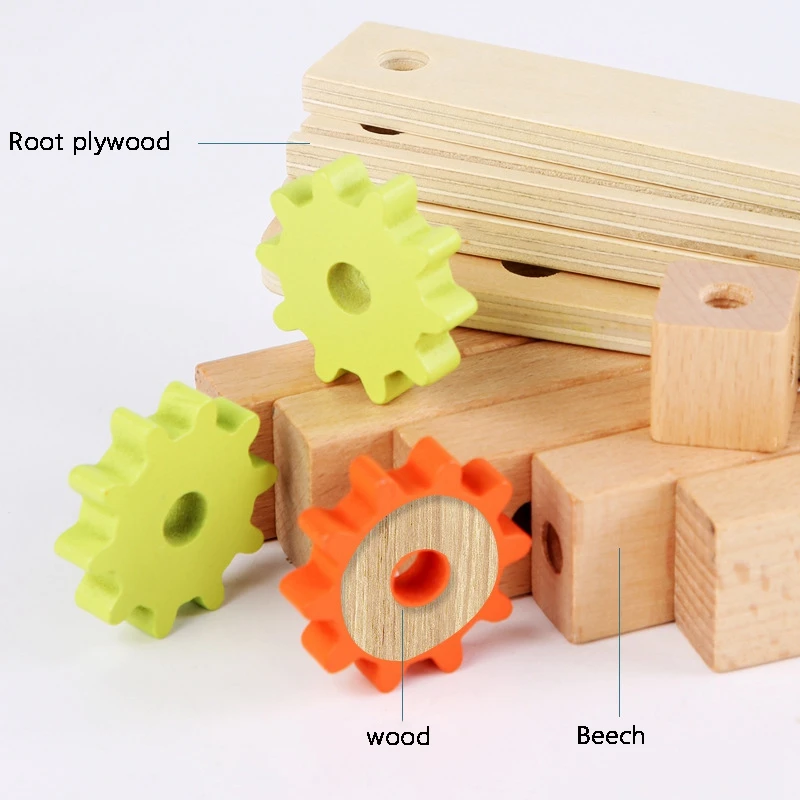 Wooden Pretend Toy Children Versatile Assembly Building Block Simulation Disassembly Tool Desk Chair Screw Nut Toy