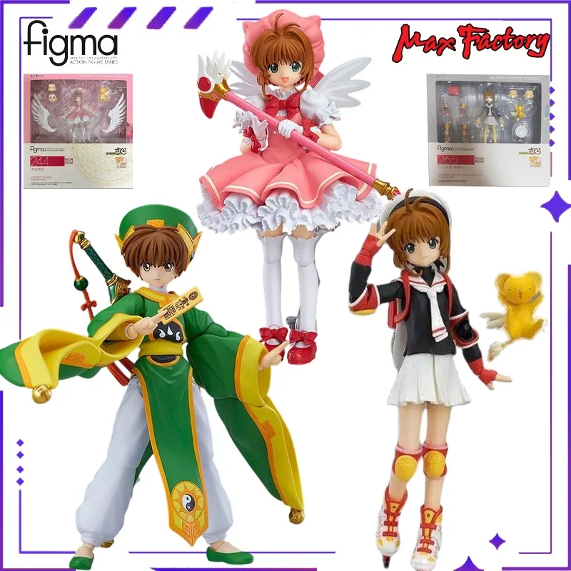 【在庫あり】マックスファクトリー オリジナルフィグマ #   244枚の魔法カードガール 桜ここ＆木之本桜 アニメ可動アイドルモデルおもちゃギフト