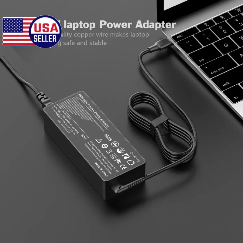 

Универсальный адаптер питания переменного тока для LENOVO ThinkPad T490, 65 Вт и 45 Вт, зарядное устройство USB-C типа C