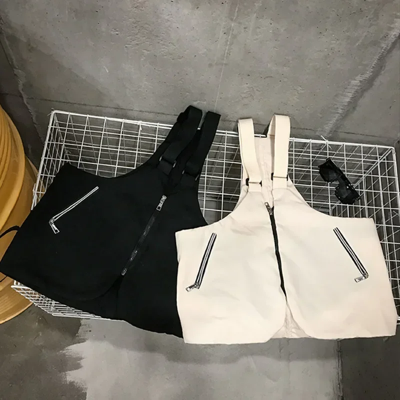 Sac de poitrine tactique fonctionnel pour hommes, gilet Hip Hop, sac Streetwear décontracté, sacs à bandoulière unisexe, sac de plate-forme de poitrine, sac à dos