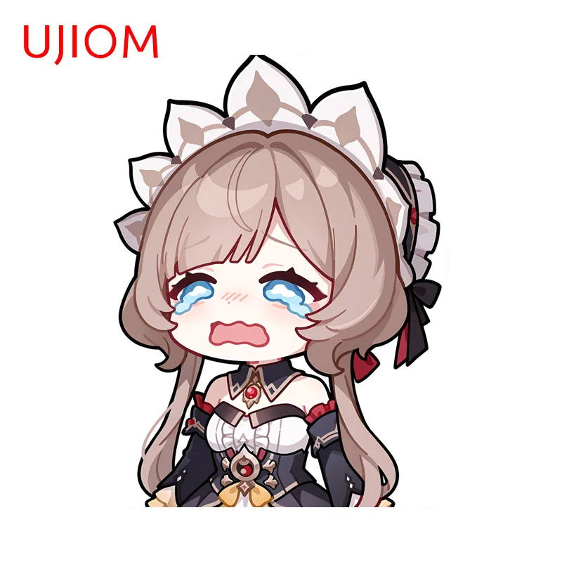 UJIOM Genshin Impact Cartoon Girl Meme Wall Stickers Anime Peripheral Light Switch Laptop Decal Fashion High Quality Wallpapers