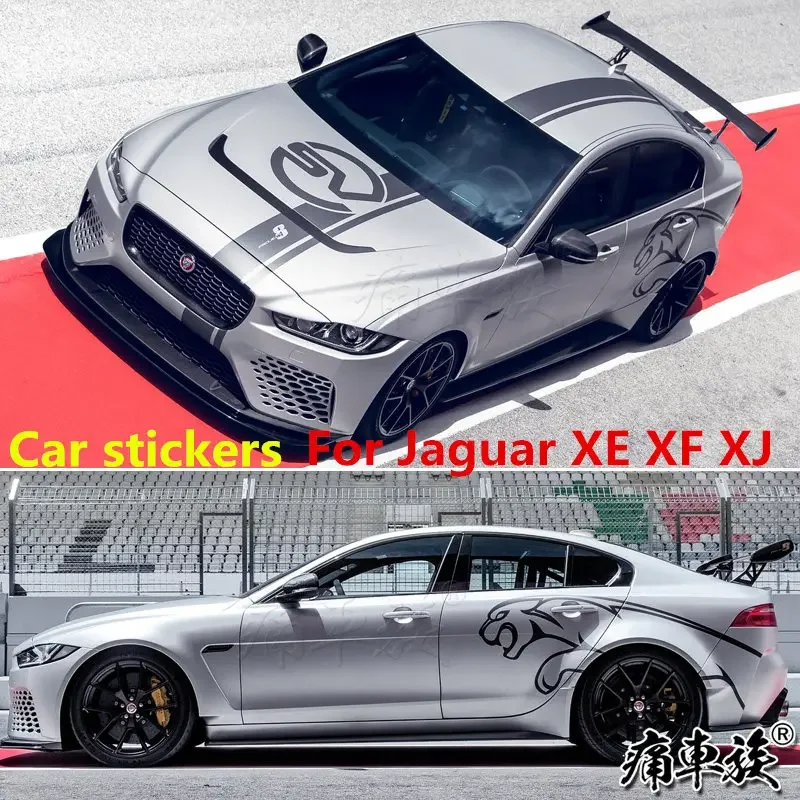 

Car stickers For Jaguar XE XF XJ XEL pull flowers XE XF XJ Appearance decoration modified decals