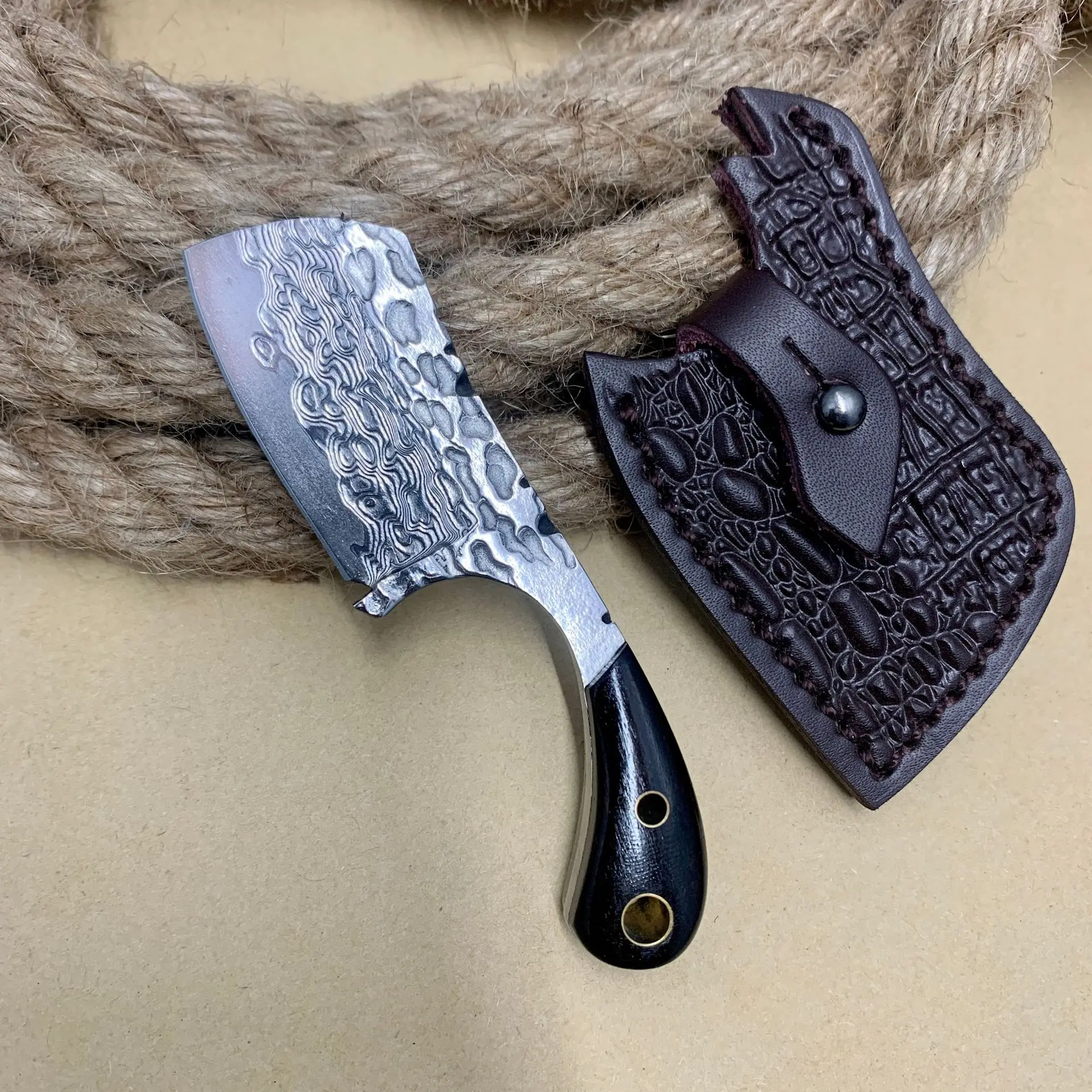 มีดพกพา RHON 40 มม. ใบมีดเหล็ก - Edc Pocket Carry Fixed Blade บทวิจารณ์และราคา