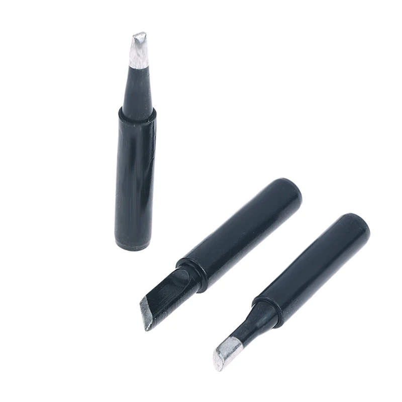 5 Stuks Koper Zwart Loodvrij Soldeerbout Tip 900M-T-I 900M-T-IS 900M-T-K Lassen Soldeer Station Iron tips Vervangen Reparatie Tools
